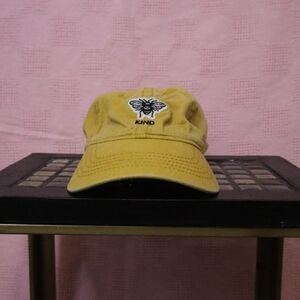 Yellow Bee Embroidered Cap